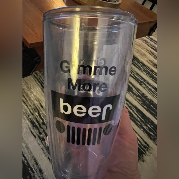 Final Sale!!!!  Gimme More Beer Jeep Tumbler—NWOT! - Picture 2 of 4